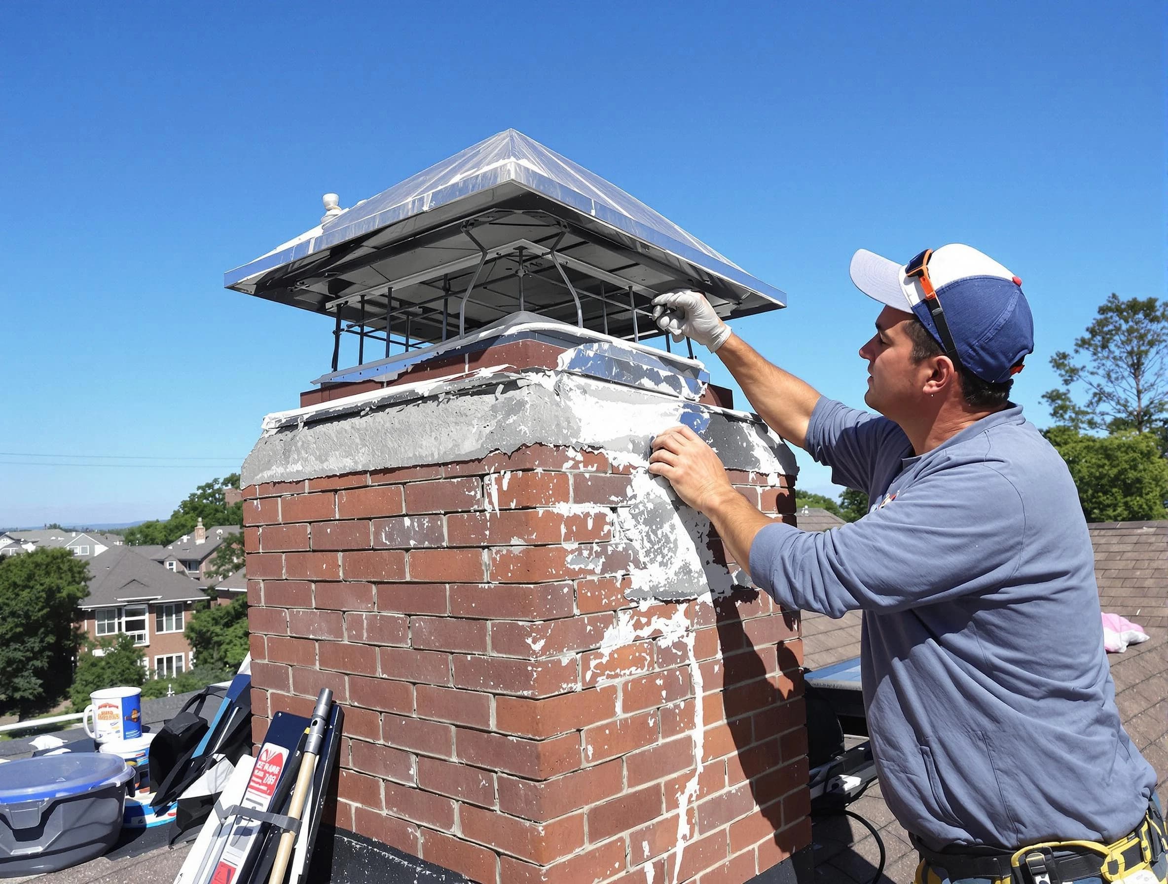 Chimney Crown Services service in Roswell, GA